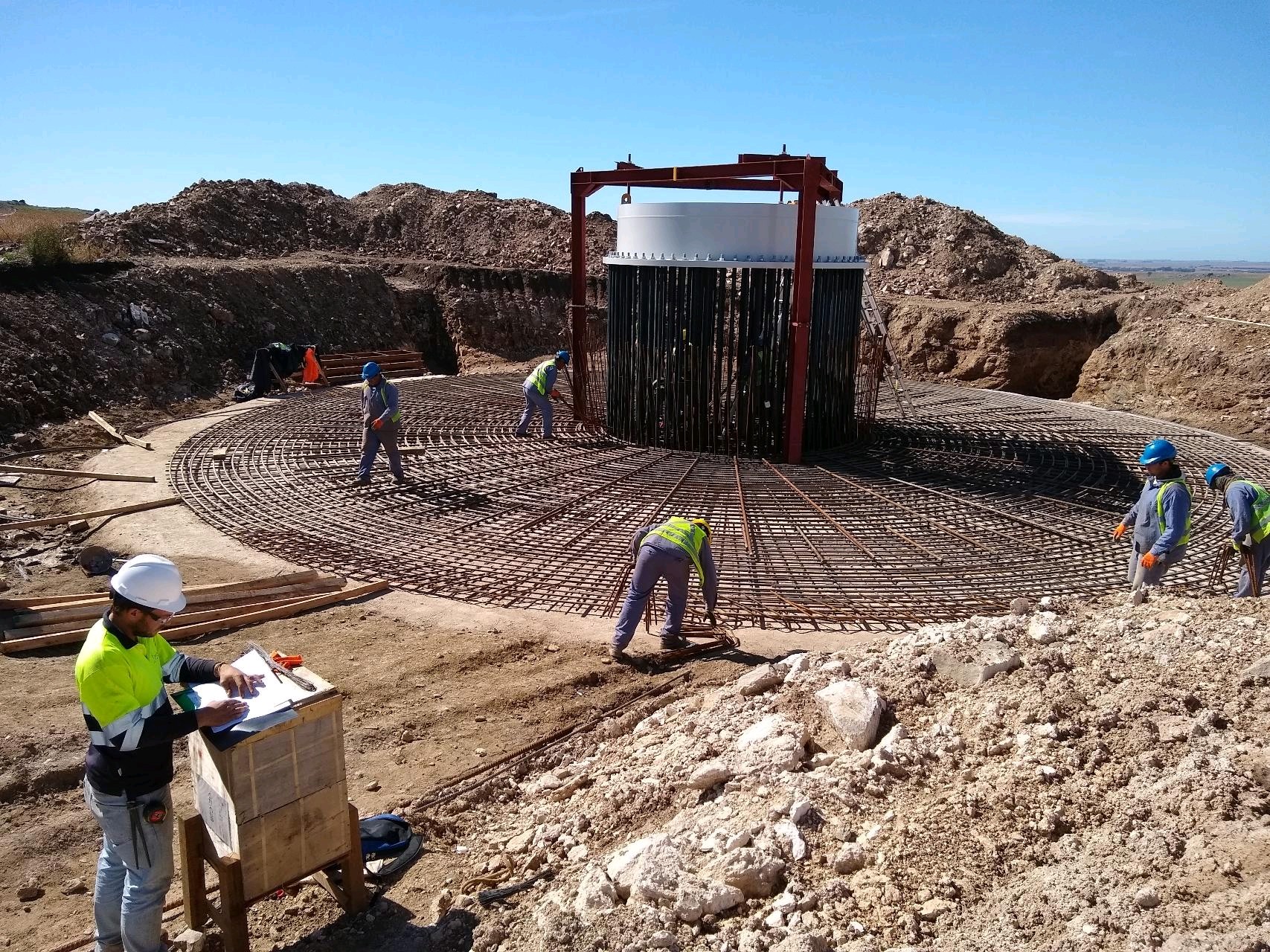 CTEE Ibérica ha llevado a cabo el diseño constructivo de las cimentaciones para los 32 aerogeneradores del parque eólico Los Teros en Argentina