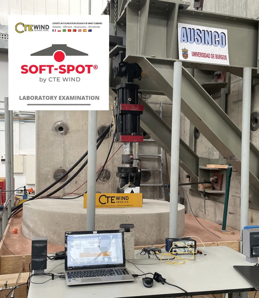 CTE Wind commissioned the Spanish University of Burgos to carry out a series of tests with the Soft-Spot™®. The structural tests are intended to prove once again if and how the resource-saving wind turbine foundation solution for "onshore" wind turbines works.